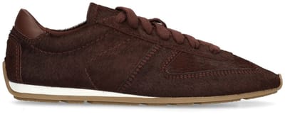 Sacha - Dames - Burgundy pony hair sneakers - Maat 36