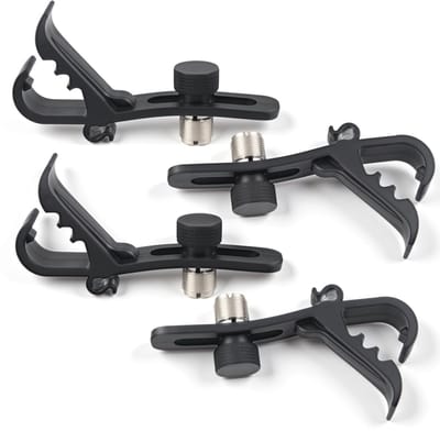 Dailygoods- Microfoonclip Hoogte Verstelbaar - Drummicrofoonclip - Flexibele Bevestigingsclip - Duurzaam - Eenvoudig te Installeren - Klantenservice binnen 24 uur - Drummicrofoonhouder