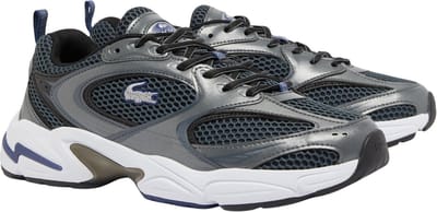 Lacoste STORM 96 2K 224 2 SMA Heren Sneakers - Donkergrijs/Donkerblauw - Maat 42