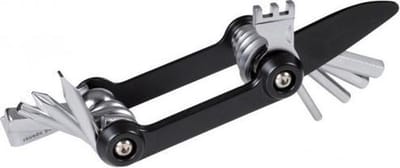 SKS Compacte multitool - 14 functies - roestvrij staal - met neopreen etui - 79x39x20mm - 129g