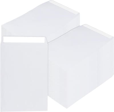 Zelfsluitende enveloppen C5/A5-formaat, 178 x 254 mm, wit, 400 stuks, stevig en waterbestendig