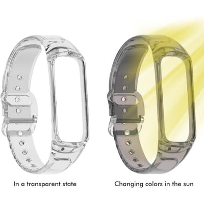 Bracelets de remplacement compatibles pour Samsung Galaxy Fit2 SM R220 Bracelets intelligents Bracelet de montre pour femmes et hommes Darkened