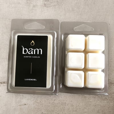 BAM waxmelt LAVENDEL - Geurwax van Natuurlijke Zonnebloemwas – Vegan Wax Melts – Sterk Geurend – Voor Waxbrander – Handgemaakt in België