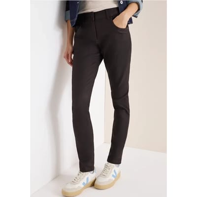 Broek in lederlook