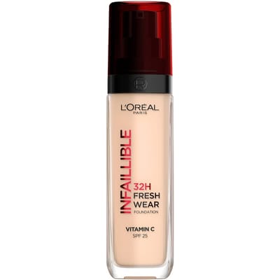 L’Oréal Paris Infaillible 32HR Fresh Wear Foundation - 20 - Langhoudende Foundation met SPF 25 en Vitamine C - 30ML