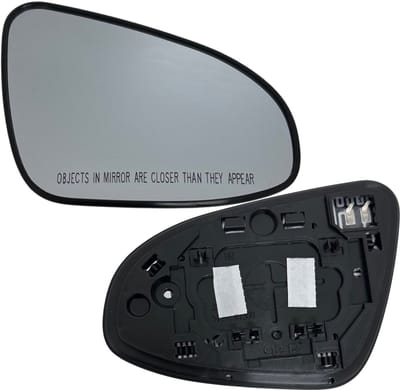 BILMAX Rechter Buitenspiegelglas Vervanging voor Toyota Avensis 2008-2018 | Corolla 2013-2019 | Verso 2009-2018 | Auris 2012-2018, Verwarmd, met Montageplaat