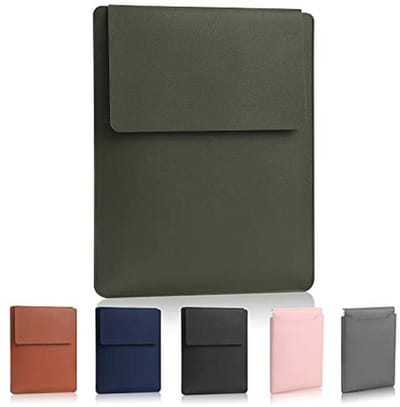 Laptop sleeve 13.3-14 inch - gepolsterde laptop tas - waterdicht PU leer - bescherming tegen krassen - ShopVlot