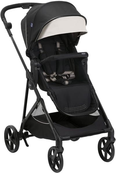 Lichtgewicht en Compacte Kinderwagen voor Baby's tot 4 Jaar met Verstelbare Rugleuning en Automatische Sluiting