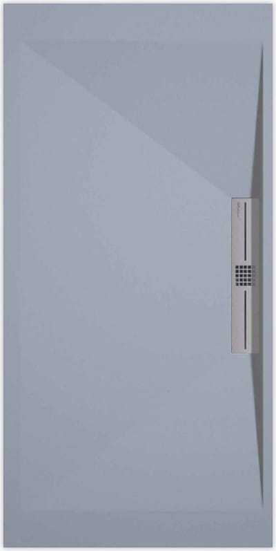 Sanifun douchebak Stone Side Gray Smooth 1100 x 900 S