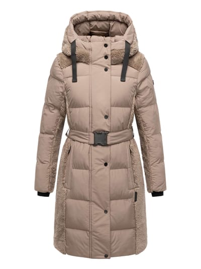 Navahoo dames wintermantel Funkelteddy – stijlvol, warm & modern