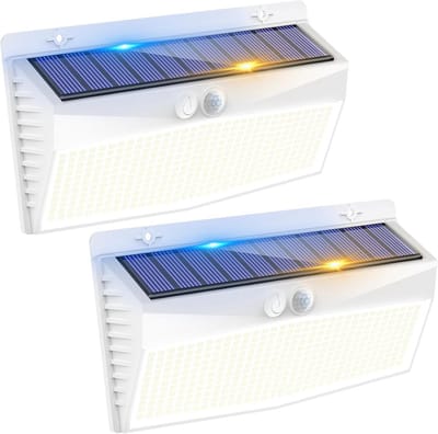 Solar LED Lamp voor Buiten met Bewegingssensor - Superhelder en Waterdicht