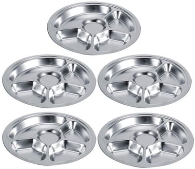Allecto - Dinner Plate - Peuter Servies - Roestvrij staal - 5