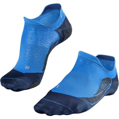 FALKE GO5 Invisible anti-blaar katoen functioneel materiaal golfsokken dames blauw - maat 37-38