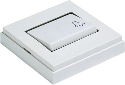 Drukknop Deurbel - Belknop - Deur Installatie - Opbouw Montage - 10x10x10 cm