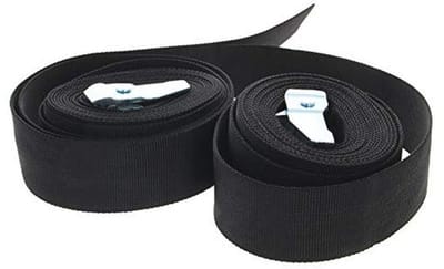 Sjorbanden 38 mm x 3,5 m voor het Bevestigen van Vracht - 300 kg Belastbaarheid - Polypropyleen Cam Gesp - 2 Stuks