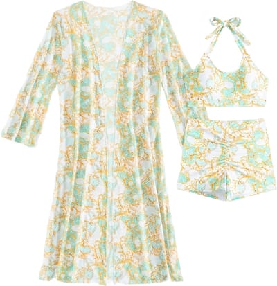Bovista Bikini Set Dames - Strandjurk - Volwassenen - Strandtuniek - Blouse - Gemengd - Maat S