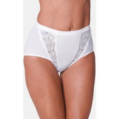 Tailleslip, set van 4 - wit - Gr. 40 van Goldner Fashion