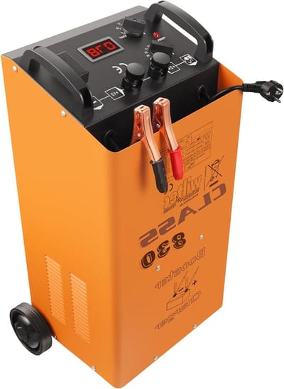 Acculader Booster - Mobiele Lader - Voertuig Accu - Instelbaar 12-24V - 700A Startstroom - Geel