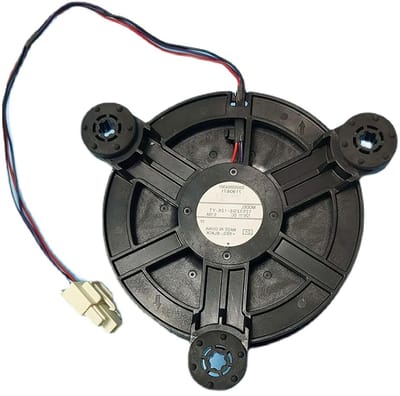 Koelkast Ventilator - Reserveonderdeel Motor - Koeling Verbeteren - Dubbele Bal Lagers - 12V 0.16A - Zwart