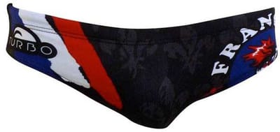 Turbo France Coq Zwemslip Zwart M Man