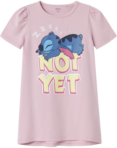 Name It Meisjes Nachthemd NMFASTA STITCH Roze - Maat 110