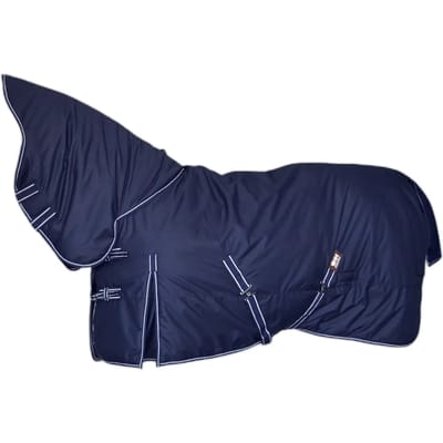Buitenkleed waterdicht met deken voor de hals voor paarden Hispano Hipica Lopa 100g