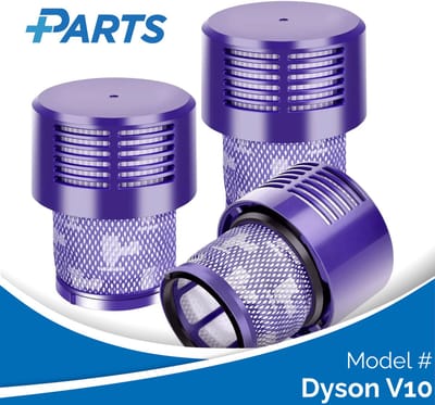 Dyson V10 Filters (3 Stuks, Plus.Parts® alternatief voor 969082-01)