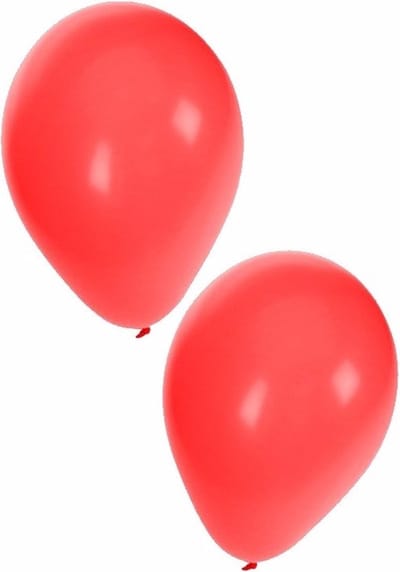 Party Ballonnen setje - groen-geel-roo - 30x stuks - feestartikelen - versiering