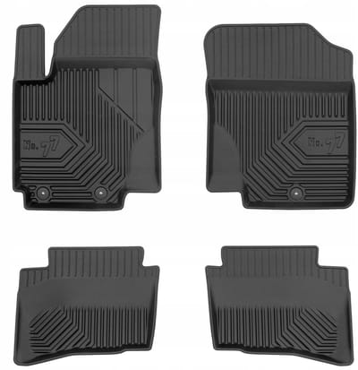 FROGUM No.77 - Automatische Rubbermatten Hyundai i20 I 2008-2014 - Op Maat - Duurzaam - Anti-slip