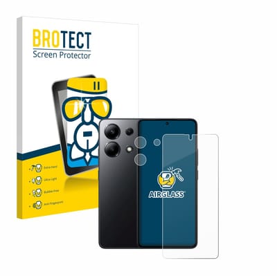 Screenprotector voor Xiaomi Redmi Note 13 4G (Voor+Camera) Beschermglas transparant