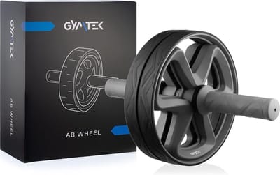 Ab Roller - Buikspierroller - Core Training - Antislip Handvatten - 28.2 cm Lengte - Zwart