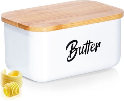 Botervloot Edelstaal Wit - Botervlootje - Boterschaal