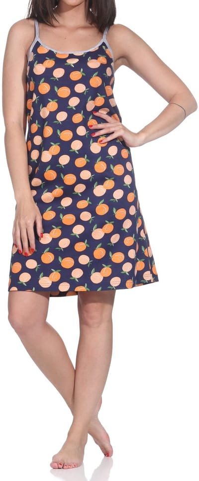 Normann dames nachthemd met spaghettibandjes – Zomerse look – ook in grote maten
