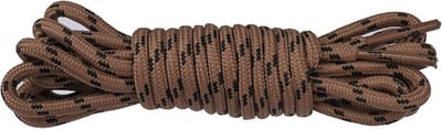 2 paar ronde veters voor sneakers en wandelschoenen 120 cm choco zwart
