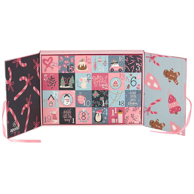 Adventskalender - Meisjes - Kerst- 12-Paar sokken - Maat 31/36 - adventkalender kinderen - adventkalender kerst - adventskalender 2024