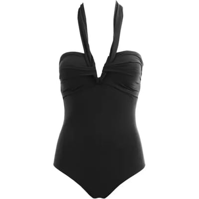 Eénpiece badpak met V-hals voor dames Red Point Sali
