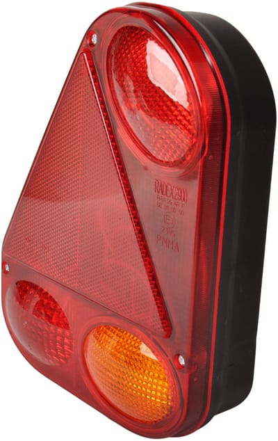 Radex 2900 Links 180x240x60 mm - verticale montage - voorzien van 5-polige Radex connector aansluiting