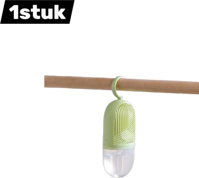 1stuk - Ontvochtigerbox - Hangend in de kast - Herbruikbaar - Schimmel- en vochtbestendig - Vochtwerende tas - Geschikt voor thuis, binnen, slaapzalen - Geschikt voor kledingkasten en kluisjes - Groen