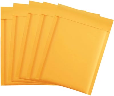 Dailygoods- Luchtkussenenveloppen A5 - 5 Stuks - Gevoerde Enveloppen - Zelfverzegelend - Ondoorzichtig - Lichtgewicht - Bubbelenveloppen