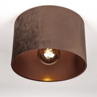Lumidora Plafondlamp 31699 - Plafonniere - CHARLOTTE - E27 - Bruin - Metaal - ⌀ 25 cm