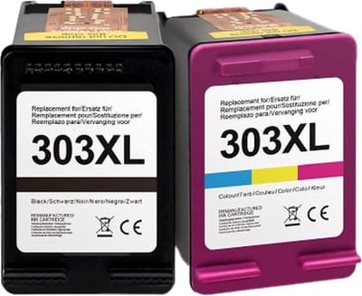 Inktcartridges Geschikt voor HP 303XL | Zwart en Kleur Geschikt voor HP ENVY 6010, 6020, 6022, 6030, HP ENVY Photo 6220, 6222