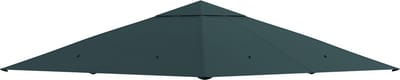 Killogood Vervangend dak voor tuinhuis - polyester - 2.98 x 2.95 m - donkergrijs