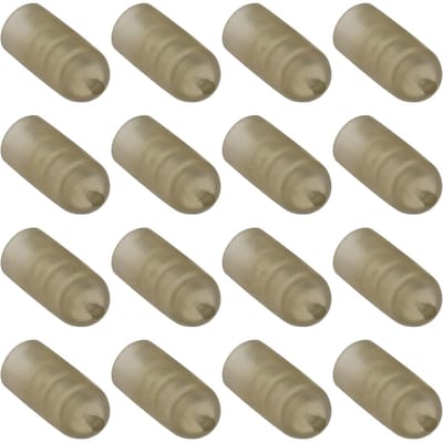 Dailygoods- Vissen Kralen 50 Stuks - Siliconen Kralen 12x6mm - Cilindrische Kralen - Duurzaam en Betrouwbaar - Geschikt voor Elastieken 12-18 - Vissaccessoires