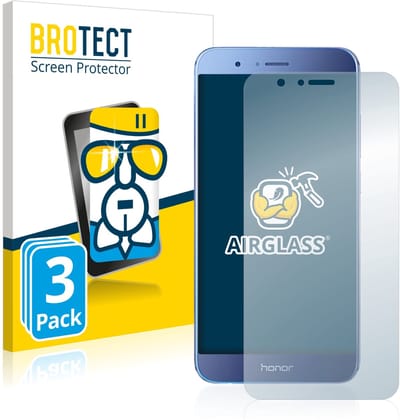Screenprotector 3 Stuks voor Honor 8 Pro Beschermglas transparant
