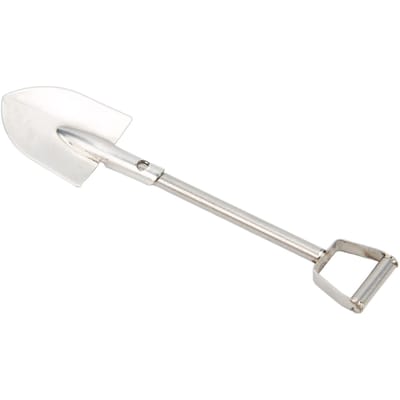 RC Auto Schep Hooggesimuleerd Uitstekende Afwerking Lichtgewicht Draagbaar Simulatie Metalen Schep white