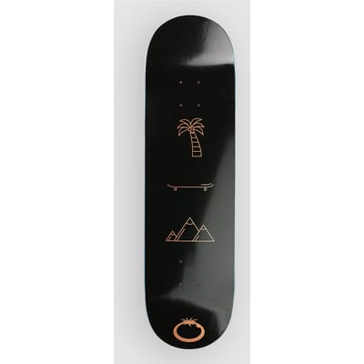 Blue Tomato All You Need Is Bronze 8.5" Skateboard Deck zwart