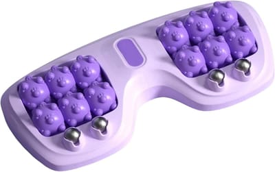 Voetmassage apparaat - Massage apparaat - Draagbare Dubbele Voetmassageroller - Voetmassage roller - Plantaire Fasciitis Verlichting - Diepe Weefselspiermassage - Stressverlichting - Perfect voor Thuis - Kantoor - Kerst cadeautjes - Kerst