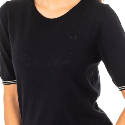 Dames-T-shirt met korte mouwen en ronde hals LWS001