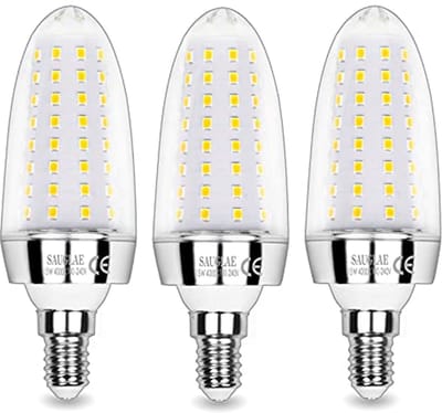 15W LED E14 lampen - 3 stuks, neutraal wit, 1700 lumen, energiezuinig