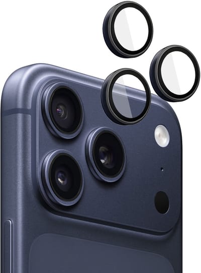 ChiGuard Camera Screenprotector Geschikt voor iPhone 17 Air - Camera Screenprotector - Gehard Glas Camera Cover